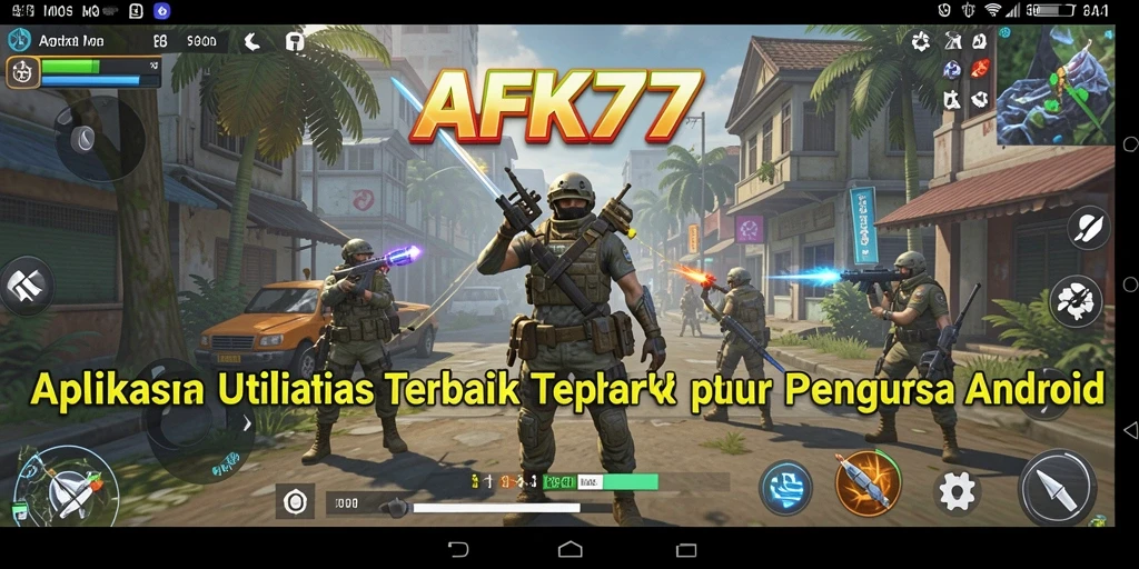 Tampilan antarmuka AFK77 yang intuitif dan memudahkan pengguna.