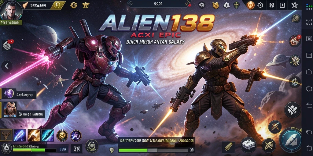 Tampilan gameplay seru dan mendebarkan di ALIEN138.