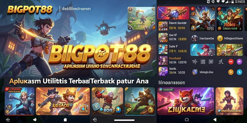 Tampilan utama aplikasi BIGPOT88 yang menarik dan intuitif.