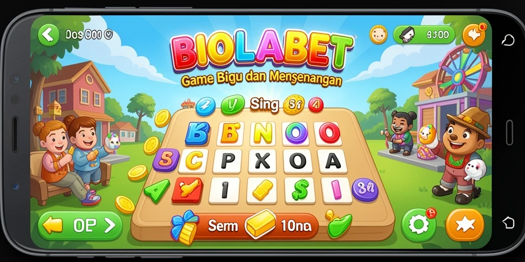 Tampilan gameplay seru dari BIOLABET yang menyajikan Bingo yang menantang.