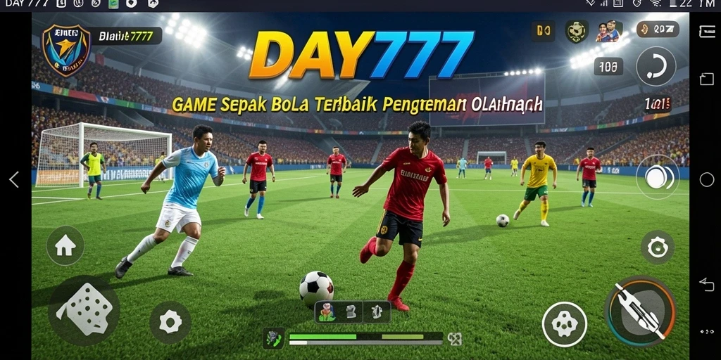 Tangkapan layar menampilkan aksi seru dalam pertandingan sepak bola.