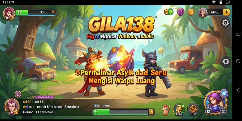 Tampilan gameplay <strong>GILA138</strong> yang seru dan interaktif.