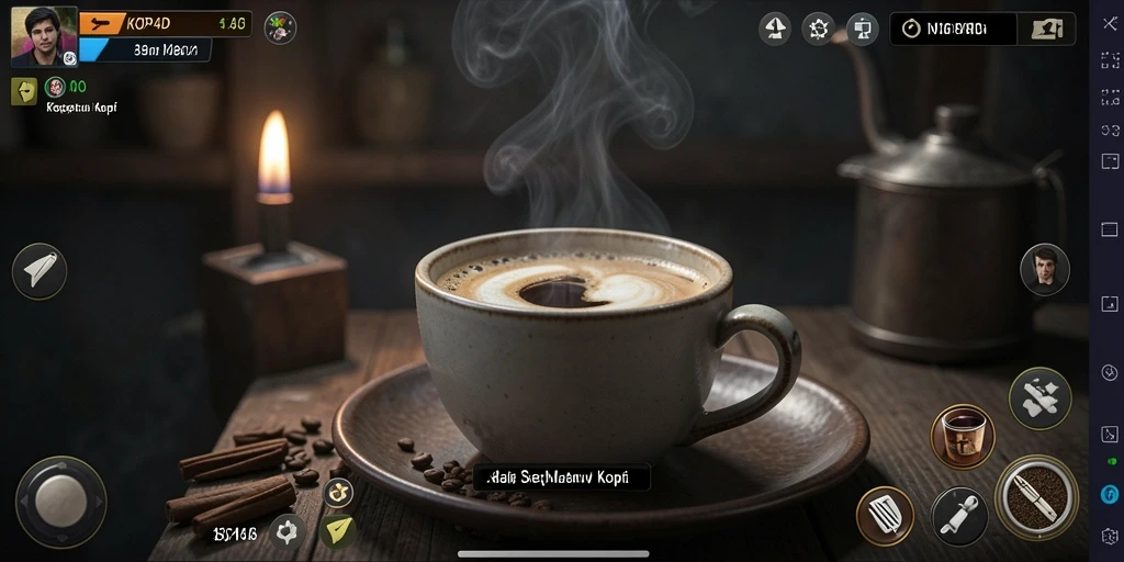 Screenshot menakutkan dari gameplay KOPI4D yang penuh ketegangan.