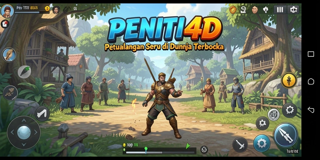 Tampilan gameplay seru dalam dunia Open World PENITI4D.