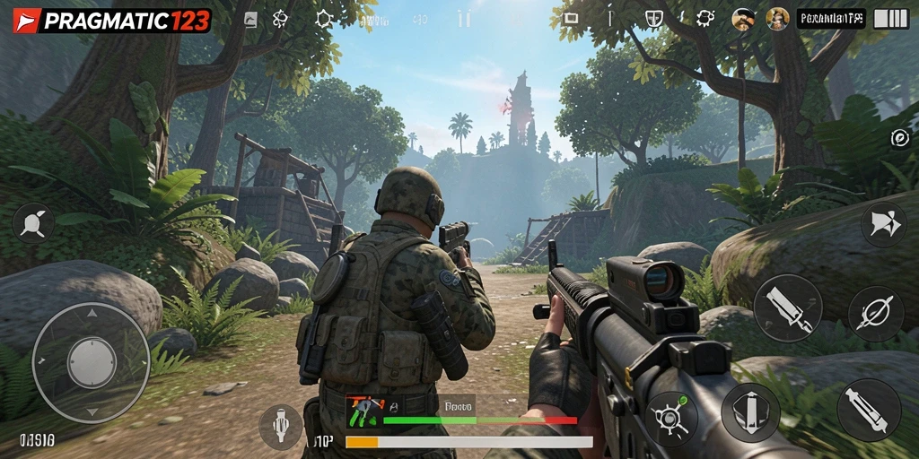 Tampilan gameplay seru dalam PRAGMATIC123 dengan aksi menegangkan.