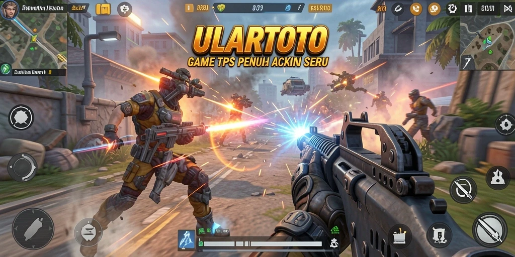 Tampilan gameplay ULARTOTO yang menegangkan dan mendebarkan.